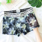 Ultradünne Boxershorts aus bedrucktem Eisseidennetz für Herren