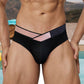 Sexy Herren-Slip mit niedriger Taille und tiefem V-Ausschnitt