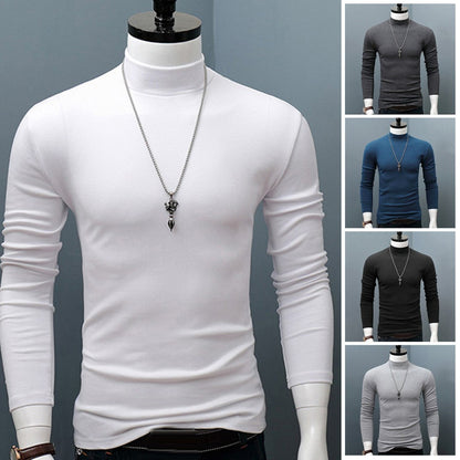 🎅49% RABATT🎅Thermo-T-Shirt aus Baumwolle mit hohem Halsausschnitt