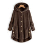 Damen-Kapuzenjacke aus Fleece, neue Kollektion 2024