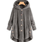 Damen-Kapuzenjacke aus Fleece, neue Kollektion 2024