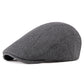 Unisex Winter Vintage verstellbare reine Farbe Kappe