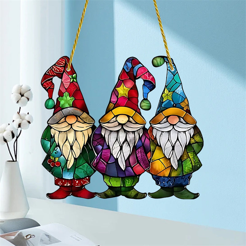 Handgefertigte Glas-Eisanhänger – Elegante Weihn Produktbild-Vorschau 7