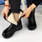 Warme, halbhohe Stiefel mit Reißverschluss für Damen【Kostenloser Versand】