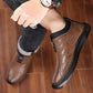 Men's Retro Warm Thickened Slip-On Ankle Shoes