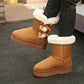 🎀Weihnachts-Specials🎁Klassische Plateau-Schneestiefel für Frauen mit Plüsch-Schleife