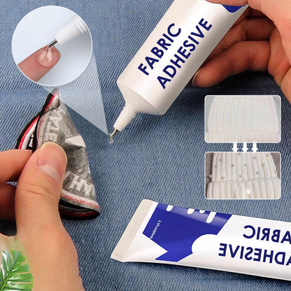💖Gut für den Hausgebrauch💦💪Wasserdichter, starker Textilkleber für Stoffe