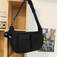 Messenger-Tasche aus Canvas mit großem Fassungsvermögen
