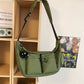 Messenger-Tasche aus Canvas mit großem Fassungsvermögen