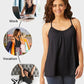 🎁Schneller Verkauf – 49% Rabatt🌺 Locker sitzendes Tanktop mit integriertem BH