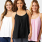 🎁Schneller Verkauf – 49% Rabatt🌺 Locker sitzendes Tanktop mit integriertem BH