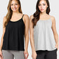 🎁Schneller Verkauf – 49% Rabatt🌺 Locker sitzendes Tanktop mit integriertem BH