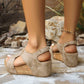 25 neue korrigierende Keil-Sandalen mit offener Spitze für Frauen🌸🌸