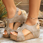 25 neue korrigierende Keil-Sandalen mit offener Spitze für Frauen🌸🌸