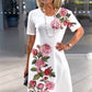 🌸spring -Specials💐 Rose Bloom Kurzarmedkleid