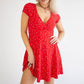 Women's Fashion Bedrucktes Kleid mit V-Ausschnitt👗 Frühling neues Produkt Promotion-49% OFF