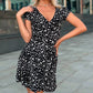 Women's Fashion Bedrucktes Kleid mit V-Ausschnitt👗 Frühling neues Produkt Promotion-49% OFF