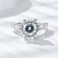 💍Geschenk für Sie | 5 Karat Mondlicht Sterling Silber Moissanit Ring