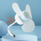 Tragbarer, leiser Ventilator mit Ein-Knopf-Schalter