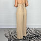 Sexy, lockerer Plissee-Jumpsuit mit Trägern für Damen