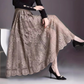 👗Hoch geschnittener Faltenrock – A-Linien-Design mit Spitze und transparenten Details💕