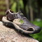 Men's Summer Casual Closed-Toe Hook And Loop Sandals