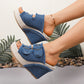 ✨ Sommer-Sonderangebot 50% RABATT! 👡 ✨Denim-Plateausandalen für Damen  Lässig & Stylisch