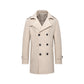Herren Slim-Fit Trenchcoat im Zweireiher-Stil