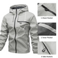 Herren Outdoor-Sportjacke einfarbig