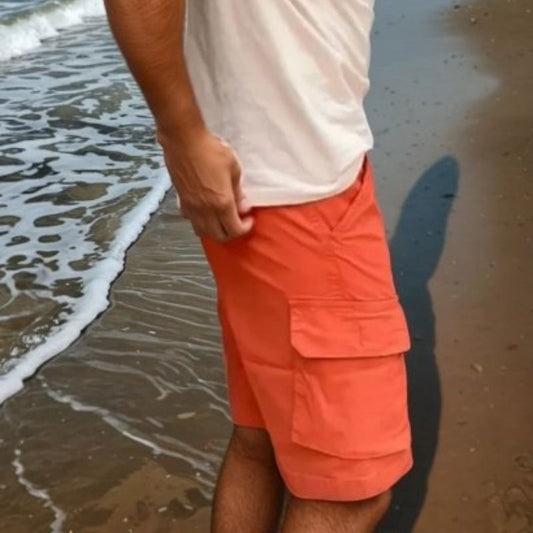 Leichte Cargo-Shorts aus Baumwolle für Herren