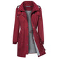 Damen wasserdichte Jacke mit Kapuze