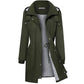 Damen wasserdichte Jacke mit Kapuze