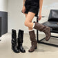 Lässige, modische lange Stiefel für Damen