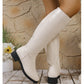 Elegante Damenstiefel mit seitlichem Reißverschluss