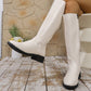 Elegante Damenstiefel mit seitlichem Reißverschluss