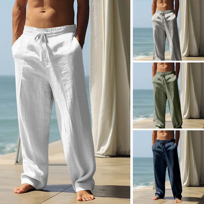 Lässige, lockere Hose mit geradem Bein für Herren