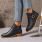 Bequeme Stiefeletten mit klobigem Absatz für Damen