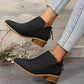 Chunky & Low Heel Ankle Booties für Damen🔥 Neuheiten Sale – 49 % Rabatt
