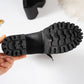 Damen-Stiefeletten mit dickem Absatz und Spitze