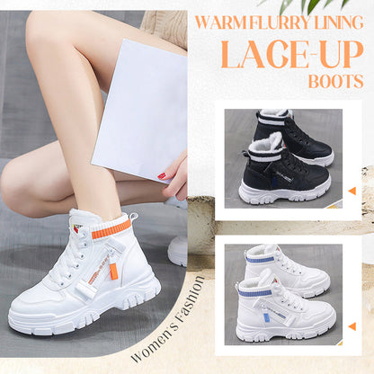 Warme Schnürstiefel für Damen mit Flurry-Futter