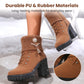 📢48% RABATT!!!⏰Warm gefütterte Damenstiefeletten mit Blockabsatz
