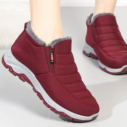 Bequeme, warme Slipper-Stiefeletten für Damen