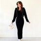 Stylischer Damen-Zweiteiler: Jacke & Kleid mit Spaghettiträgern