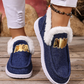 Bequeme Slipper für Damen mit Kunstfellfutter
