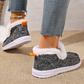 Bequeme Slipper für Damen mit Kunstfellfutter