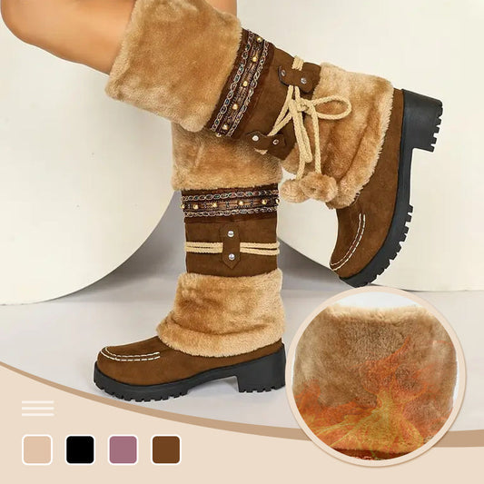Süße synthetische Pelz-Schneestiefel für Damen【Kostenlose Lieferung】
