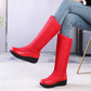 Warm gefütterte, wasserdichte kniehohe Schneestiefel für Damen【Kostenlose Lieferung】