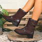 Damenmode-Kampfstiefel mit Schnürung bis zur Wadenmitte