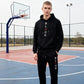 Herrenmode-Set mit Kapuzenpullover und Jogginghose mit Buchstabenprint【KOSTENLOSER VERSAND】
