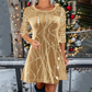 💖💖Elegantes Pailletten-A-Linien-Kleid🔥Kauf 2 Artikel versandkostenfrei🔥